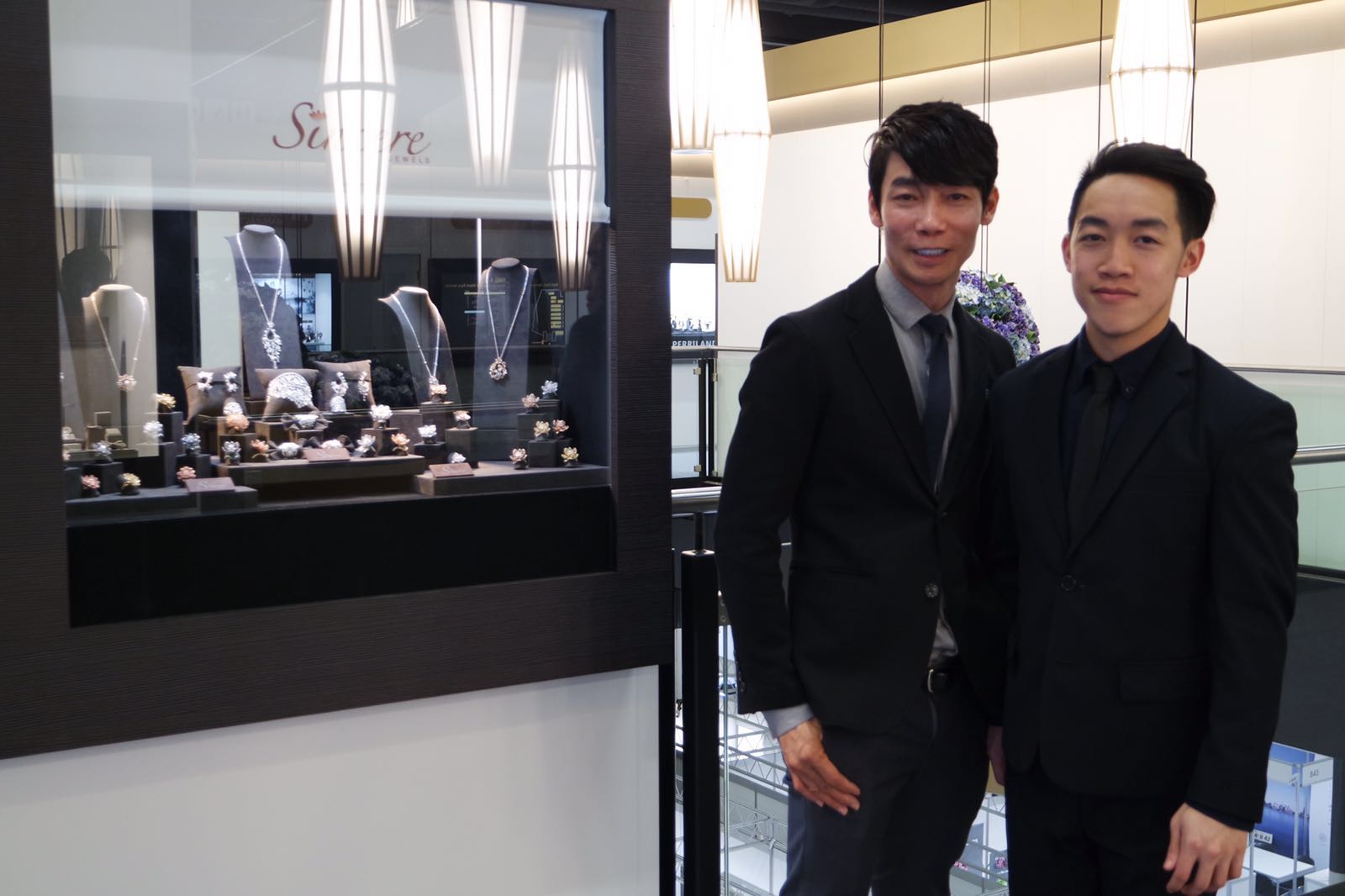 Two men in suits at a jewelry store-diamond ateliers