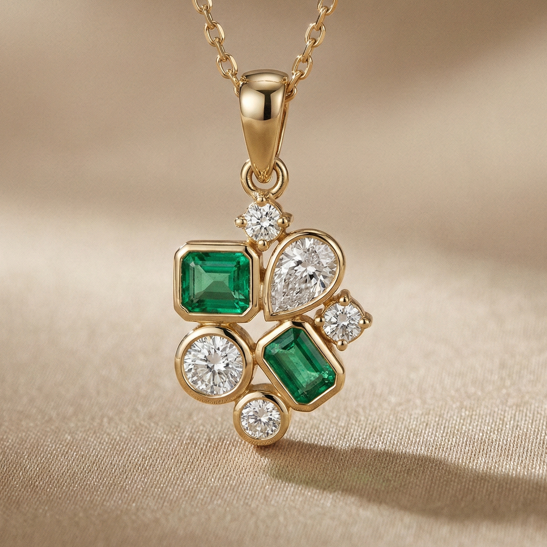 Cluster pendant shown as design inspiration