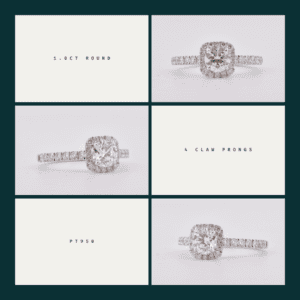 Custom engagement ring design