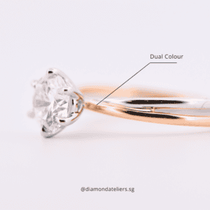 Lab-grown diamond for engagement ring