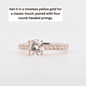 Yellow Gold Pavé Ring